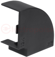 ELECOR Поворот 90град КМП 40х25 черный (4шт/компл) ELECOR Поворот 90град КМП 40х25 черный (4шт/компл)