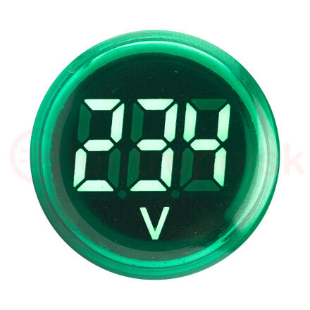 Индикатор значения напряжения зеленый ED16-22VD PROxima Индикатор значения напряжения зеленый ED16-22VD PROxima
