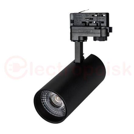 Светильник трековый LGD-GERA-4TR-R74-20W Day4000 (BK, 24 deg, 230V) (ARL, IP20 Металл, 5 лет)