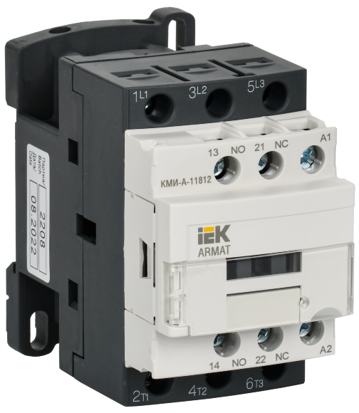 ARMAT Контактор КМИ-А-11812 LC1D 18А 48В/АС3 1НО/1НЗ IEK ARMAT Контактор КМИ-А-11812 LC1D 18А 48В/АС3 1НО/1НЗ IEK