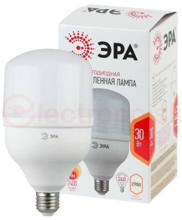 Лампа светодиодная LED 30Вт E27 2700K Т100 колокол 2400Лм тепл Лампа светодиодная LED 30Вт E27 2700K Т100 колокол 2400Лм тепл