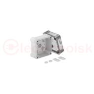 Распределительная коробка X02C, IP 67, 95х95х72 мм, сплошная стенка, с прозрачной крышкой Распределительная коробка X02C, IP 67, 95х95х72 мм, сплошная стенка, с прозрачной крышкой