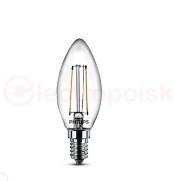 Лампа светодиодная LED A60 4 Вт 400 Лм 6500 К E14 К 220-240 В IP20 Ra 80-89 (класс 1В) LED Classic PHILIPS Лампа светодиодная LED A60 4 Вт 400 Лм 6500 К E14 К 220-240 В IP20 Ra 80-89 (класс 1В) LED Classic PHILIPS
