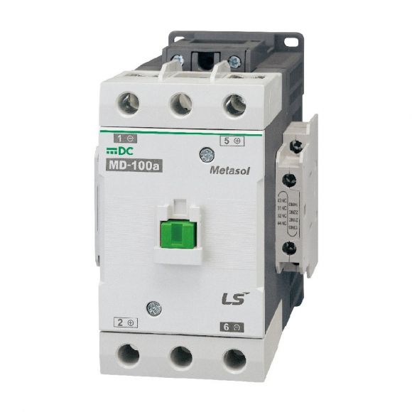Контактор двухполюсный постоянного тока серии Metasol MD-60a DC110V  Screw 2a2b
