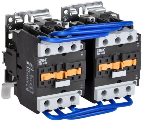 Контактор КМИ-46532 реверс 65А 400В/АС3 2НО:2НЗ IEK