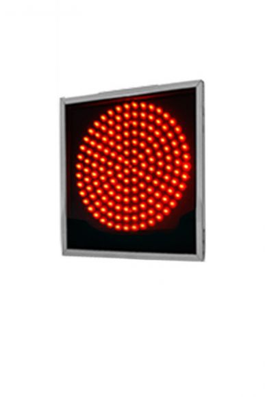 Секция светофора красная (СДС-300К) Т.6.2 (плоский) (Э00031ЕК)