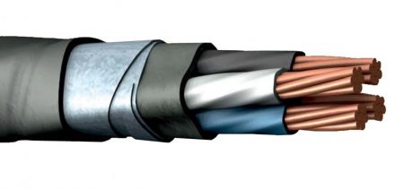 Кабель силовой ВБШвнг(А)-LS 4х25 (N)-0.66 однопроволочный барабан