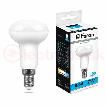 Лампа светодиодная LED зеркальная 7вт Е14 R50 дневной