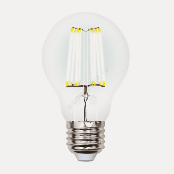 Лампа светодиодная LED 7вт 200-250В форма А диммируемая 630Лм E27 3000К Uniel Air филамент (UL-00002872)