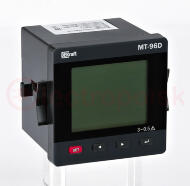 Мультиметр цифровой 72х72мм трехфазный, вход 100В 1А, RS485, LCD-дисплей МТ-72D Мультиметр цифровой 72х72мм трехфазный, вход 100В 1А, RS485, LCD-дисплей МТ-72D