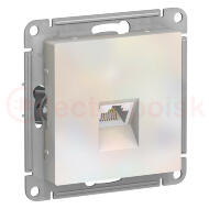 Розетка ATLASDESIGN компьютерная RJ45 механизм жемчуг Розетка ATLASDESIGN компьютерная RJ45 механизм жемчуг