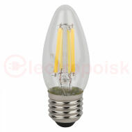 Лампа светодиодная филаментная LED Star Свеча 6Вт (замена 75Вт), 806Лм, 6500К, цоколь E27 OSRAM Лампа светодиодная филаментная LED Star Свеча 6Вт (замена 75Вт), 806Лм, 6500К, цоколь E27 OSRAM