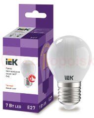 Лампа светодиодная LED 7вт Е27 теплый матовый шар FILAMENT Лампа светодиодная LED 7вт Е27 теплый матовый шар FILAMENT