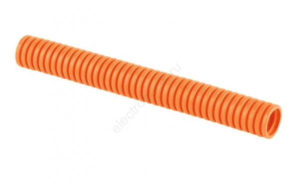 Труба гофр. 25мм ПП (оранжевая) с зондом легкая
