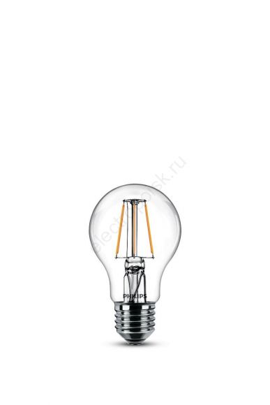 Лампа светодиодная LED A60 4 Вт 400 Лм 6500 К E27 К 220-240 В IP20 Ra 80-89 (класс 1В) LED Classic PHILIPS