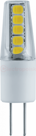 Лампа светодиодная LED 2.5вт 12в G4 тепло-белый капсульная
