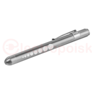 Фонарь светодиодный NPT-CM16-2AAA 0.2Вт LED 30лм 20м металл Фонарь светодиодный NPT-CM16-2AAA 0.2Вт LED 30лм 20м металл