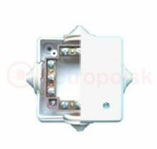Коробка распределительная о/у IP44 КОА-001 с контакт.группой 78х78х42
