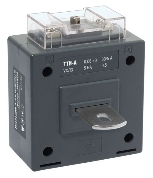 Трансформатор тока ТТИ-А 100/5А с шиной  5ВА класс точности 0.5