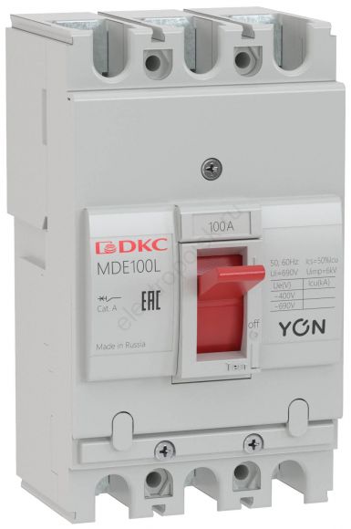 Выключатель автоматический в литом корпусе YON MDE100N040