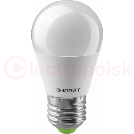 Лампа светодиодная LED 10вт Е27 теплый матовый шар