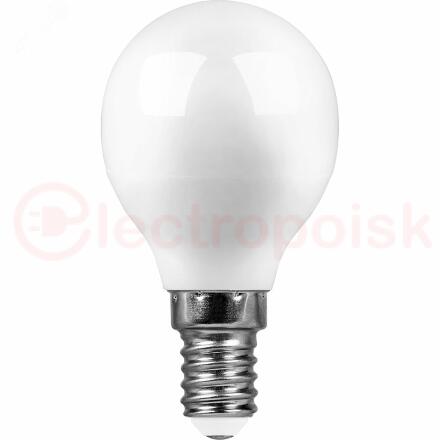 Лампа светодиодная LED 13вт Е14 теплый матовый шар