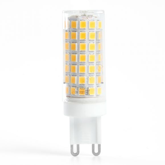 Лампа светодиодная LED 9вт 230в G9 белый капсульная (38147)