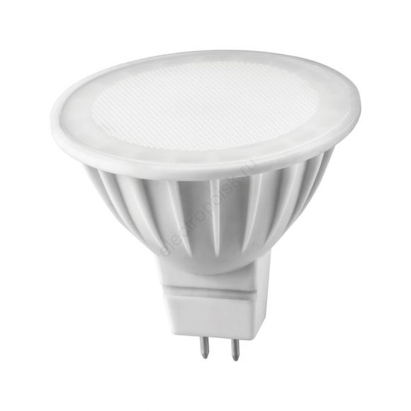 Лампа светодиодная LED 7вт 230в GU5.3 тепло-белый ОНЛАЙТ (19216)