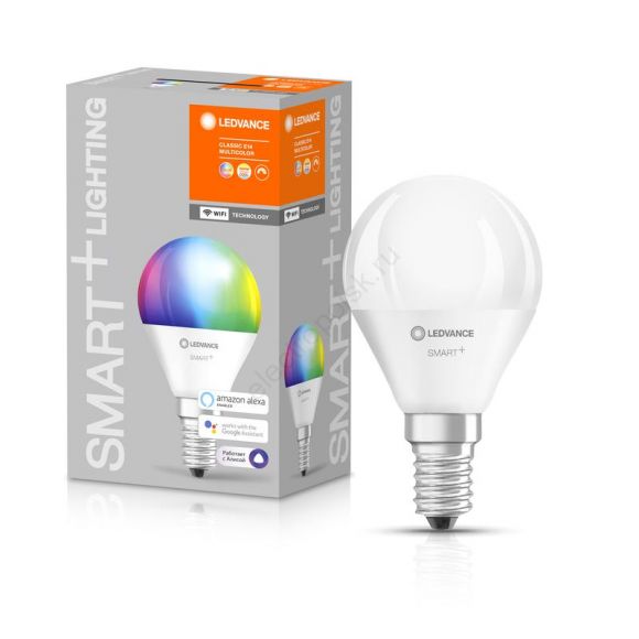 Лампа светодиодная диммируемая LEDVANCE SMART+ свеча, 5Вт (замена 40 Вт), 2700&6500К (4058075485631)