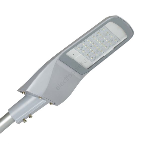 Консольный светильник светодиодный дку-60 волна мини led-60-шо/у50 (6800/750/ral7040/d/0/ip65.54/sg/orn/gen1)