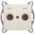 GUSI Bravo механизм розетки TV+ SAT, оконечной, скрытая  установка. Цвет бежевый.