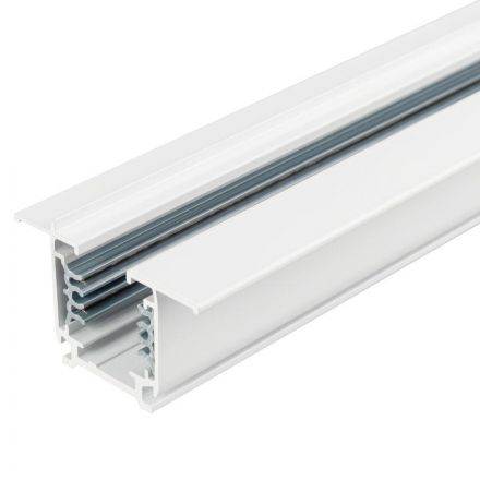 Трек встраиваемый LGD-4TR-TRACK-F-2000-WH-M (C) (ARL, IP20 Металл, 3 года)