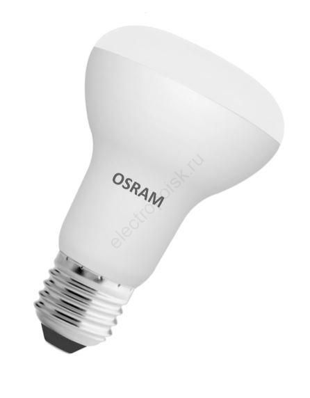 Лампа светодиодная LED 7Вт Е27 STAR R63 (замена 60Вт), теплый белый свет Osram