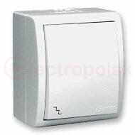 Simon15 Aqua Выключатель проходной (переключатель) IP54 10А 250В винтовой зажим S15A белый Simon15 Aqua Выключатель проходной (переключатель) IP54 10А 250В винтовой зажим S15A белый