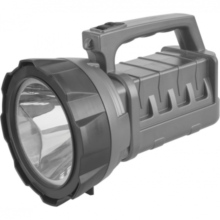 Фонарь светодиодный NPT-SP14-ACCU 3Вт LED 200лм 250м аккумуляторный прожектор пластик 3Ач