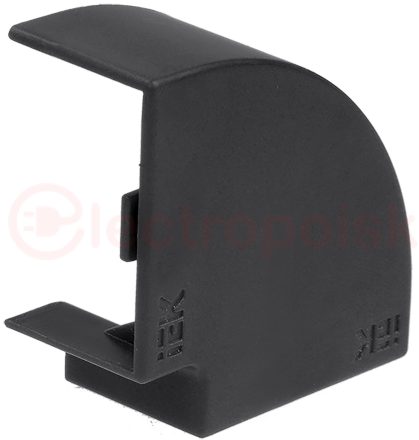 ELECOR Поворот 90град КМП 20х10 черный (4шт/компл)