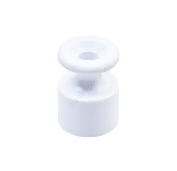 Изолятор для наружного монтажа, пластик, цвет белый(100 шт/уп) (B1-551-21-100)