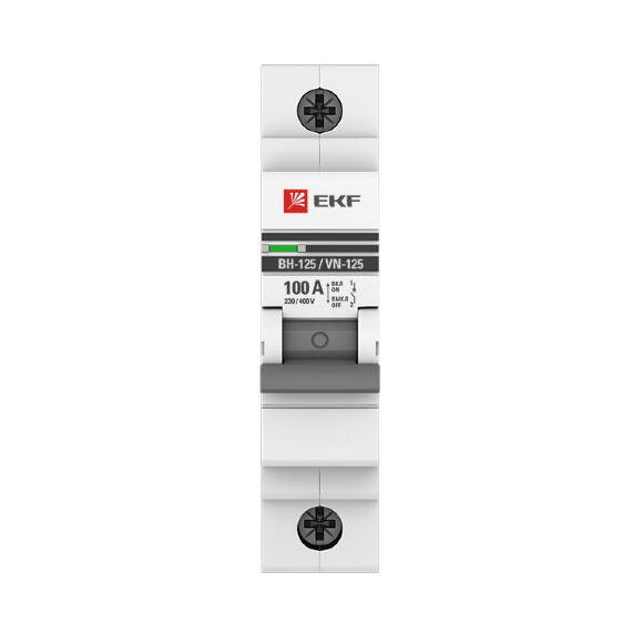 Выключатель нагрузки 1п ВН-125 100А PROxima