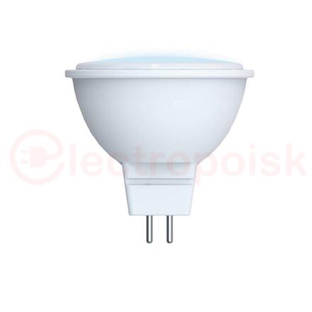 Лампа светодиодная LED-JCDR-5W/6500K/GU53/FR/SLS Форма JCDR матовая Дневной свет (6500K) ТМ Volpe