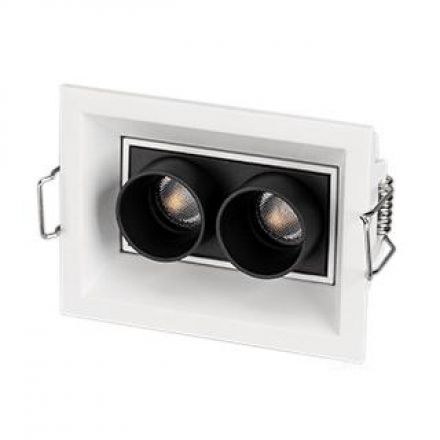 Светильник MS-ORIENT-BUILT-TURN-TC-S67x90-5W Warm3000 (WH-BK, 30 deg, 230V) (ARL, IP20 Металл, 5 лет)