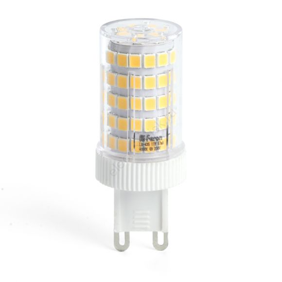 Лампа светодиодная LED 11вт 230в G9 теплый капсульная (38149)