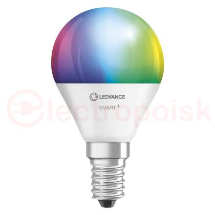 Лампа светодиодная диммируемая LEDVANCE SMART+ груша, 9Вт (замена 60 Вт), RGBW