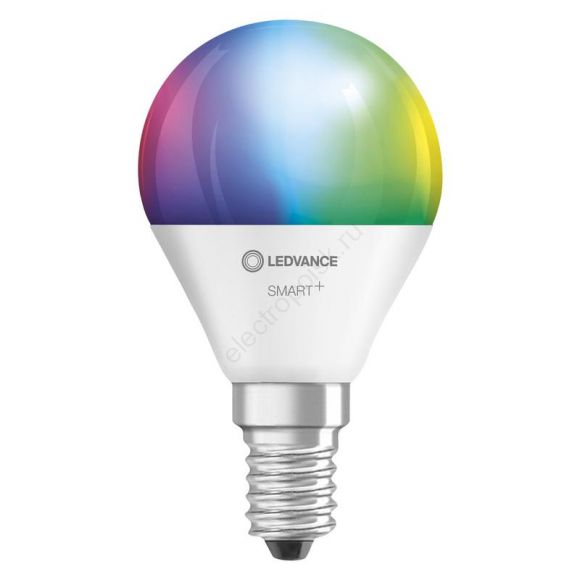 Лампа светодиодная диммируемая LEDVANCE SMART+ груша, 9Вт (замена 60 Вт), RGBW (4058075485990)
