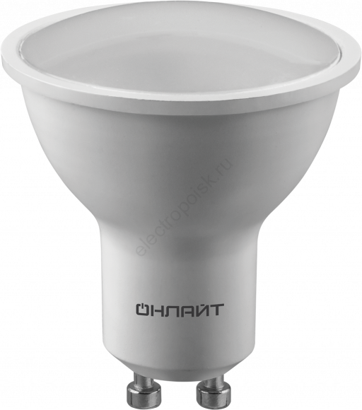 Лампа светодиодная 10вт OLL-PAR16-10-230-4K-GU10 ОНЛАЙТ (25732)