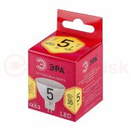 Лампа светодиодная RED LINE LED MR16-5W-827-GU5.3 R GU5.3 5 Вт софит теплый белый свет ЭРА Лампа светодиодная RED LINE LED MR16-5W-827-GU5.3 R GU5.3 5 Вт софит теплый белый свет ЭРА