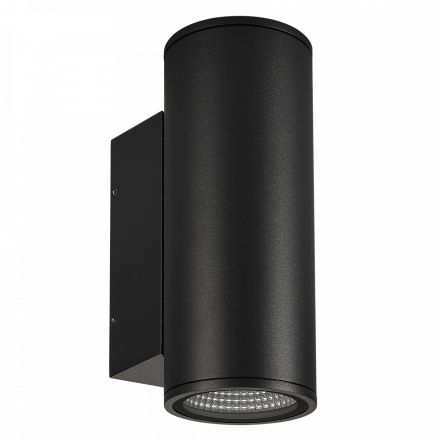 Светильник LGD-FORMA-WALL-TWIN-R90-2x12W Warm3000 (BK, 44 deg, 230V) (, IP54 Металл, 3 года)