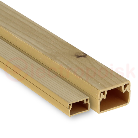 Канал кабельный 16х16 (свет. дерево) EKF-Plast