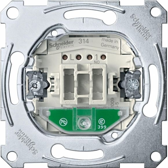 Механизм выключателя кнопочного 1п с замыкающим контактом MTN3760-0000
