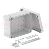 Распределительная коробка X16C, IP 67, 241x191x126 мм, сплошная стенка, DIN-рейка Распределительная коробка X16C, IP 67, 241x191x126 мм, сплошная стенка, DIN-рейка