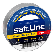 Изолента Safeline 15/10 серо-стальной Изолента Safeline 15/10 серо-стальной